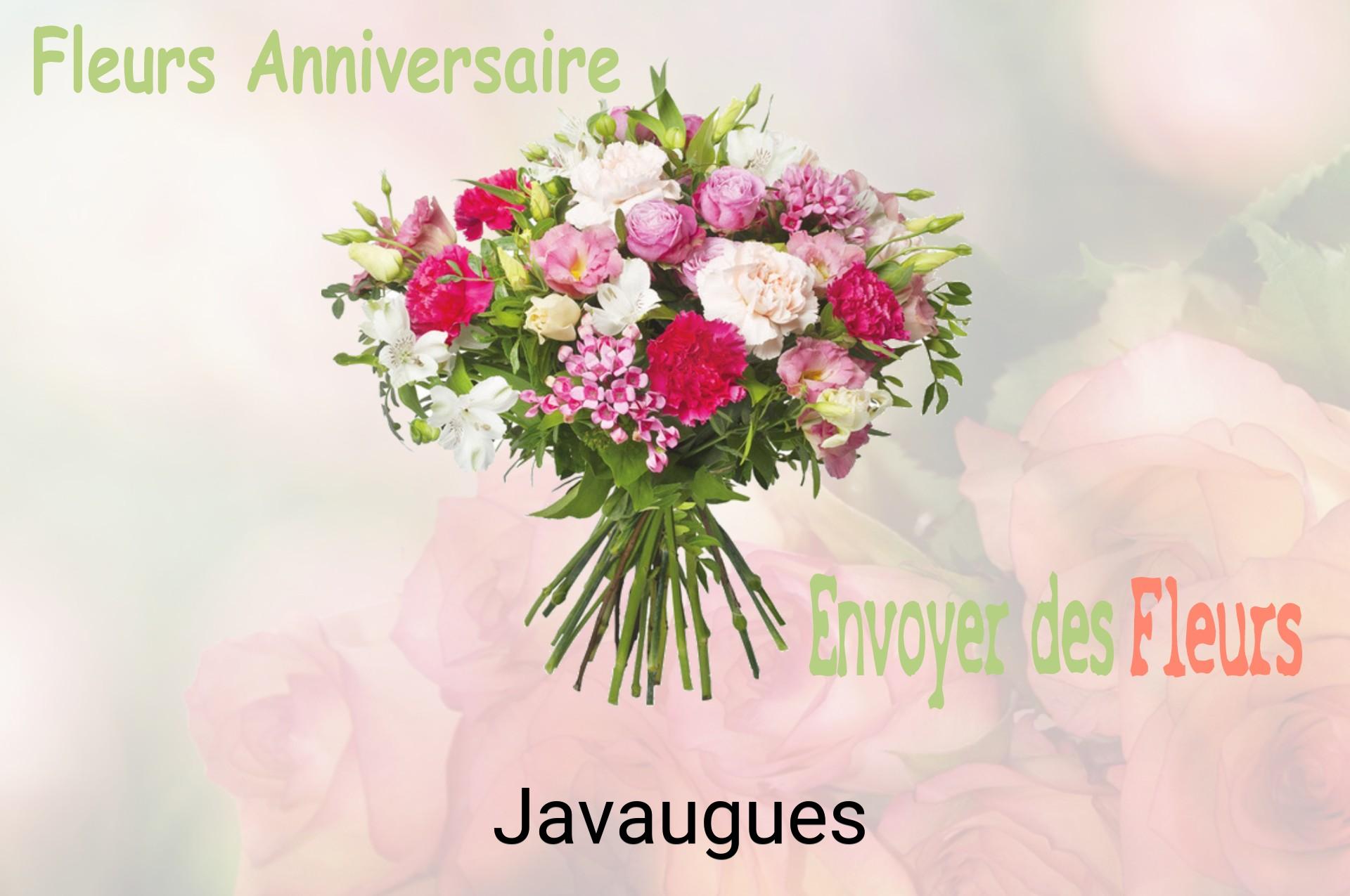 Bouquet de fleurs d’anniversaire livré à Javaugues