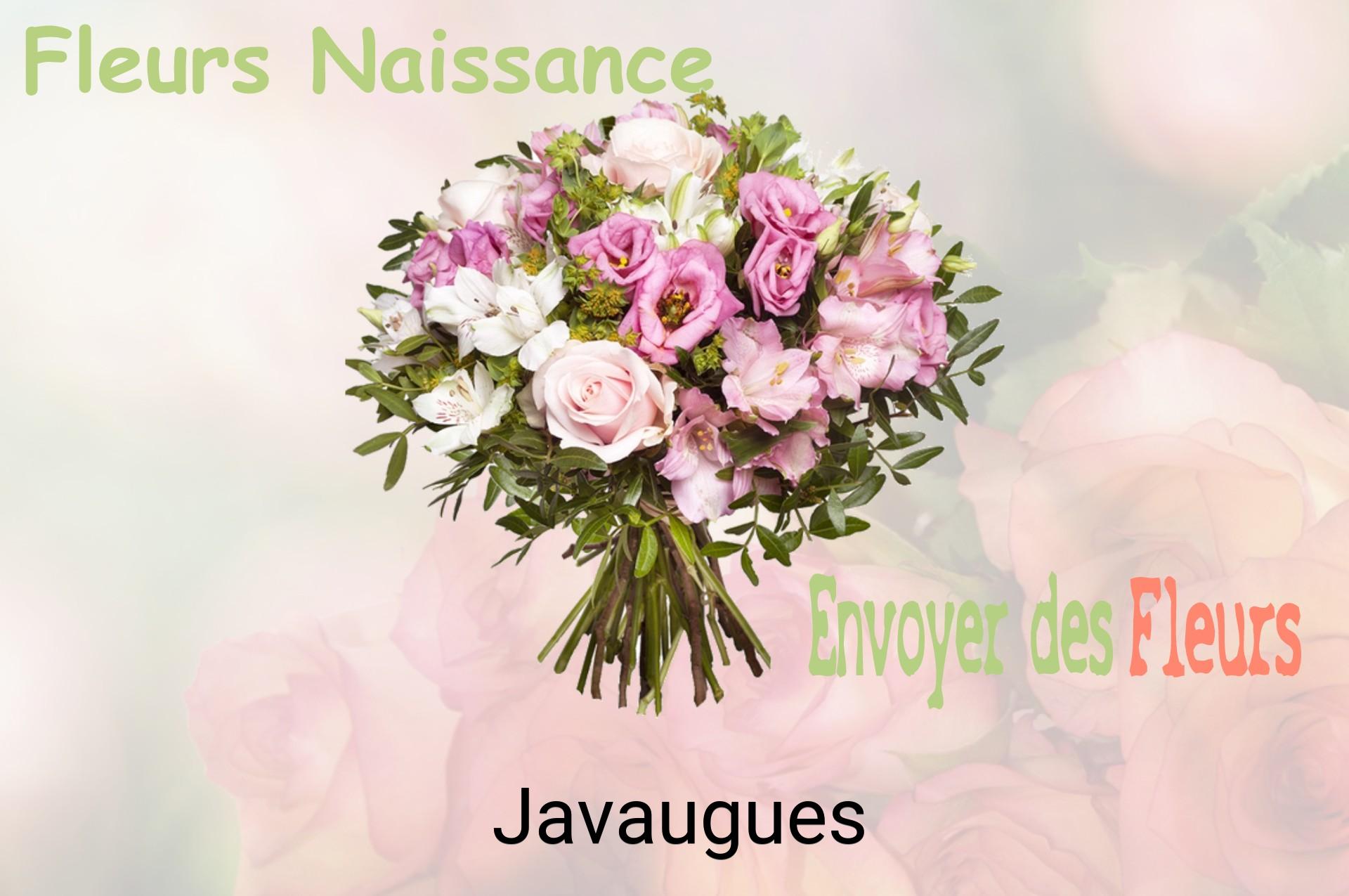 Bouquet de fleurs de naissance livré à Javaugues